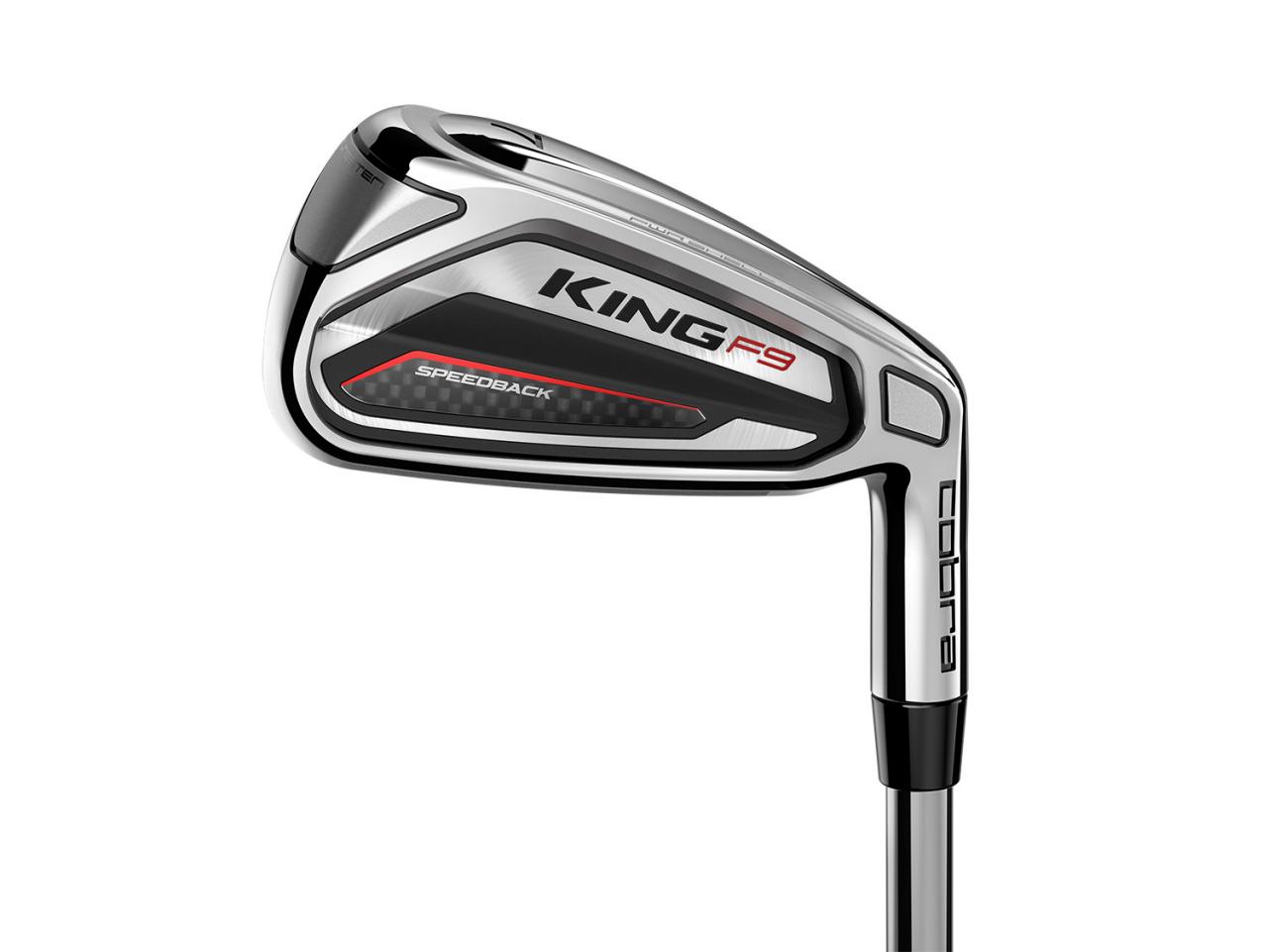 Cobra King F9 Speedback irons sport distinctive shape aimed at